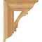 Ekena Millwork Merced Traditional Rough Sawn Bracket, Western Red Cedar, 6"W x 20"D x 24"H BKT06X20X24MRC01RWR - alternate 4